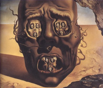 350 人の有名アーティストによるアート作品 Painting - 戦争の顔 サルバドール・ダリ